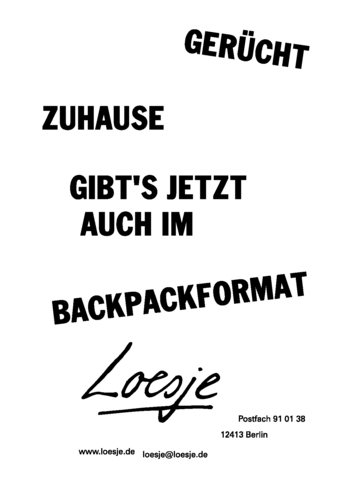 GERÜCHT / ZUHAUSE GIBT